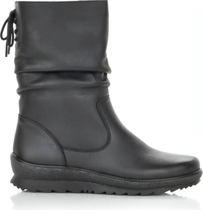 Remonte Zwarte Gesloten Booties Enkellaarzen Vrouwen Black Dames