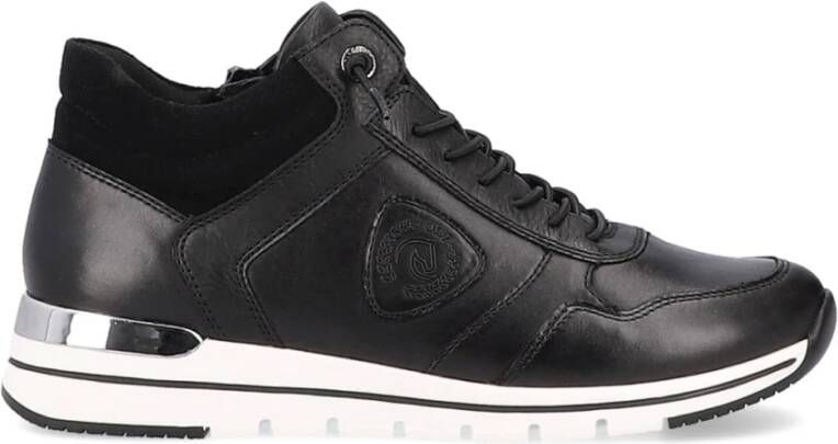 Remonte Zwarte Gesloten Sneakers voor Dames Black Dames