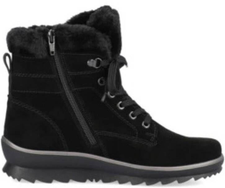 Remonte Zwarte veterschoenen voor heren