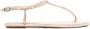 René Caovilla Beige Kristalversierde Platte Sandalen - Thumbnail 1