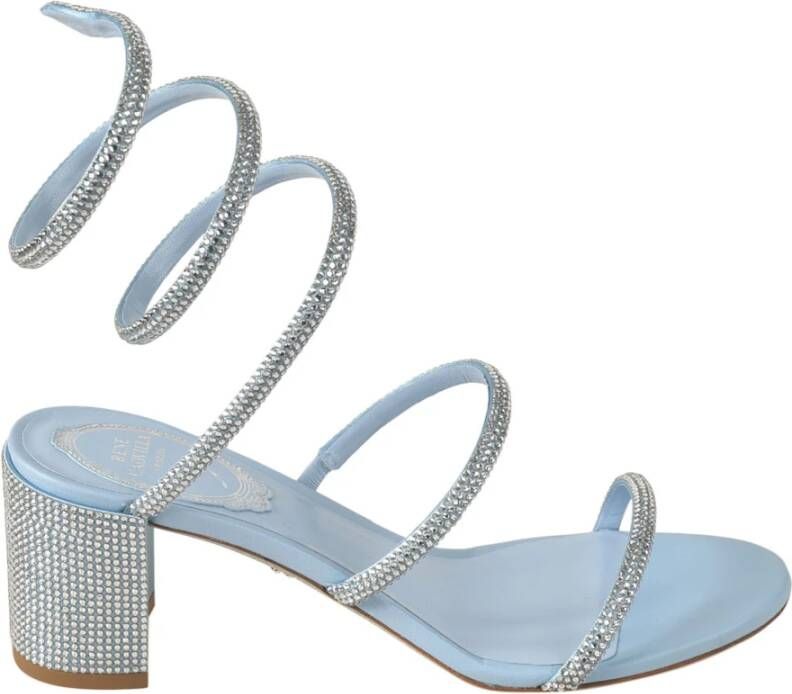 René Caovilla Blauwe Sandalen Blue Dames