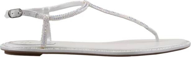 René Caovilla Flat Sandals White Dames