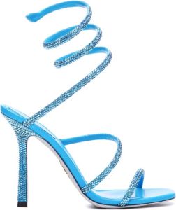 René Caovilla Hoge hiel sandalen Blauw Dames