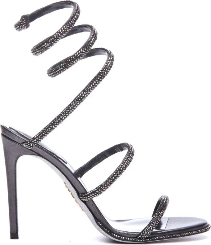 René Caovilla High Heel Sandals Gray Dames
