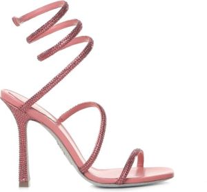 René Caovilla High Heel Sandals Rood Dames