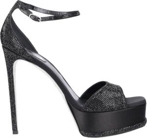 René Caovilla High Heel Sandals Zwart Dames