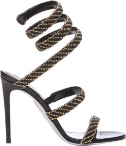 René Caovilla High Heel Sandals Zwart Dames