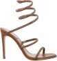 René Caovilla Kristal Spiral Wrap Sandaal Brown Dames - Thumbnail 1