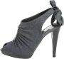 René Caovilla Pre-owned Fabric sandals Gray Dames - Thumbnail 1