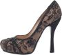 René Caovilla Pre-owned Lace heels Black Dames - Thumbnail 1