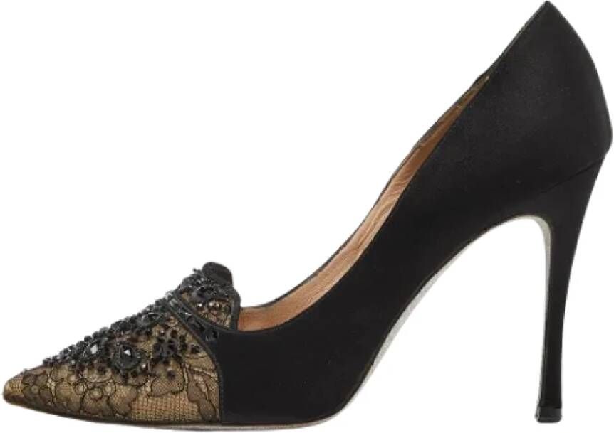 René Caovilla Pre-owned Lace heels Multicolor Dames