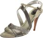 René Caovilla Pre-owned Leather sandals Gray Dames - Thumbnail 1