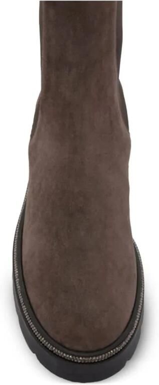 René Caovilla Chelsea-laarzen van versierd leer - Foto 2