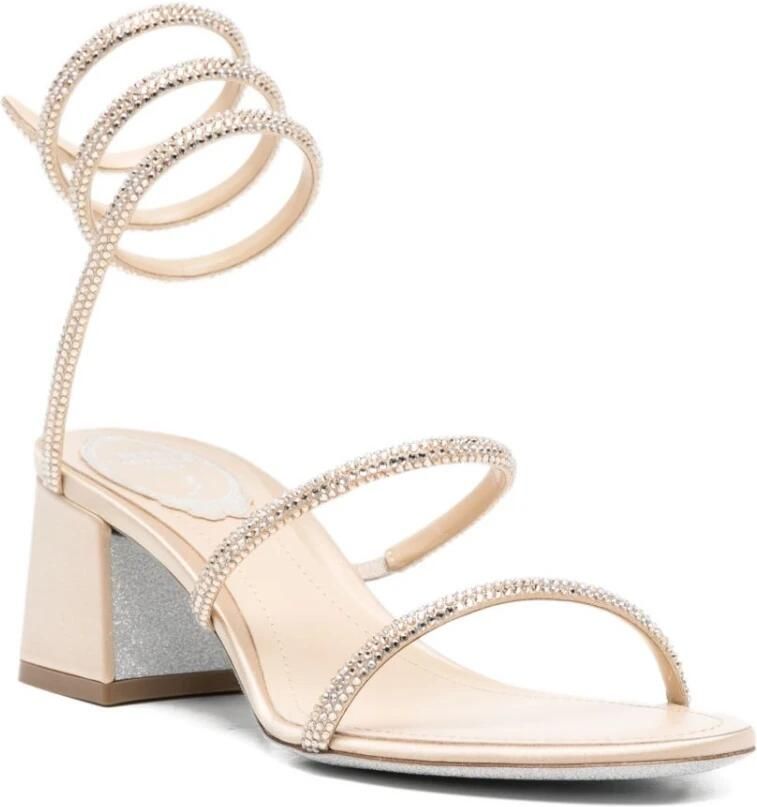 René Caovilla Cleo Gold Sandal 50 - Foto 2