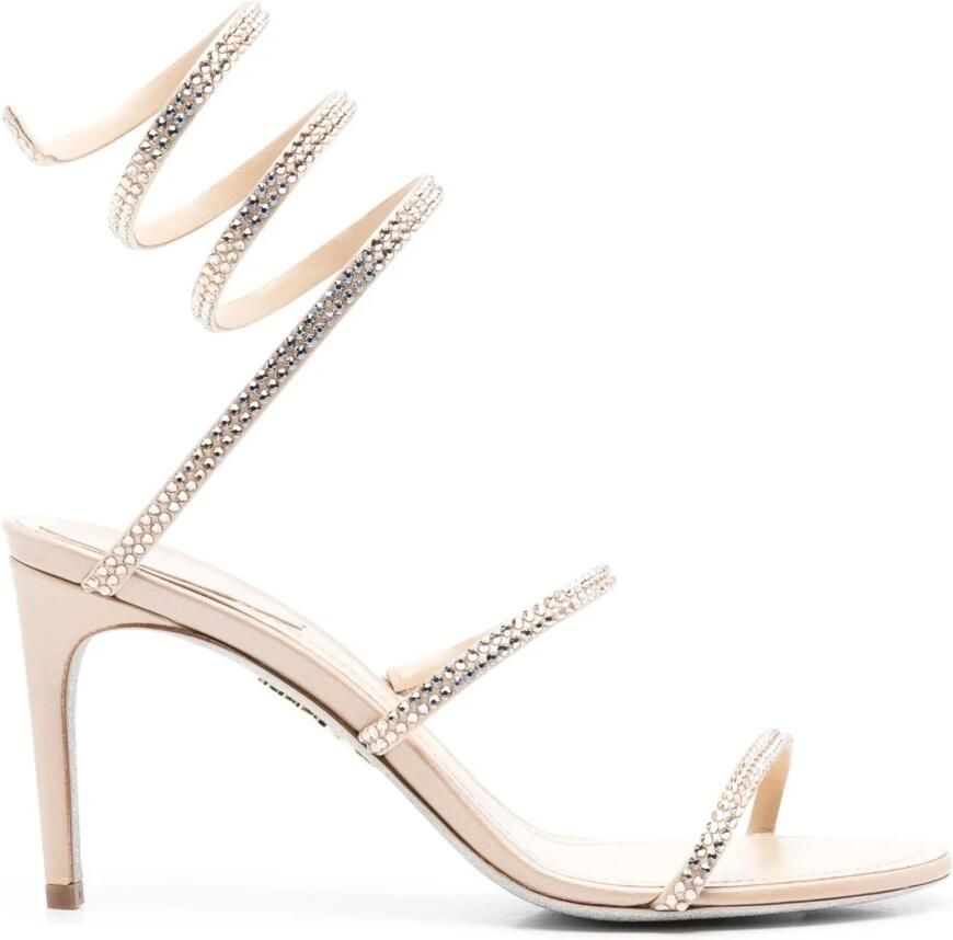 René Caovilla Cleo Satijnen Sandaal