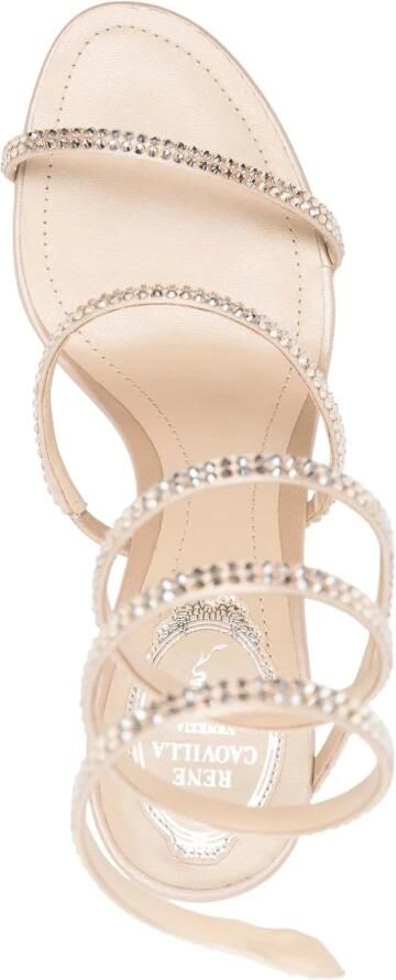 René Caovilla Cleo Satijnen Sandaal - Foto 2