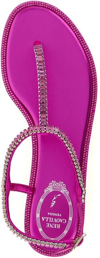 René Caovilla Diana Leren Sandaal - Foto 2