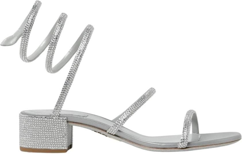 René Caovilla Sandalen 'Cleo' Sandals in grijs