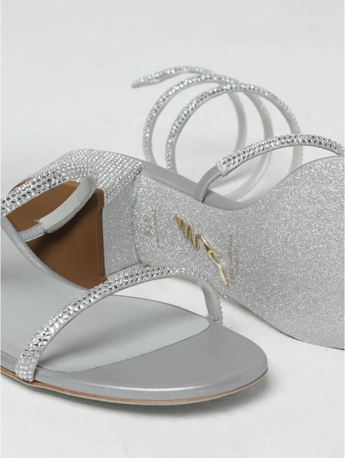 René Caovilla Sandalen 'Cleo' Sandals in grijs