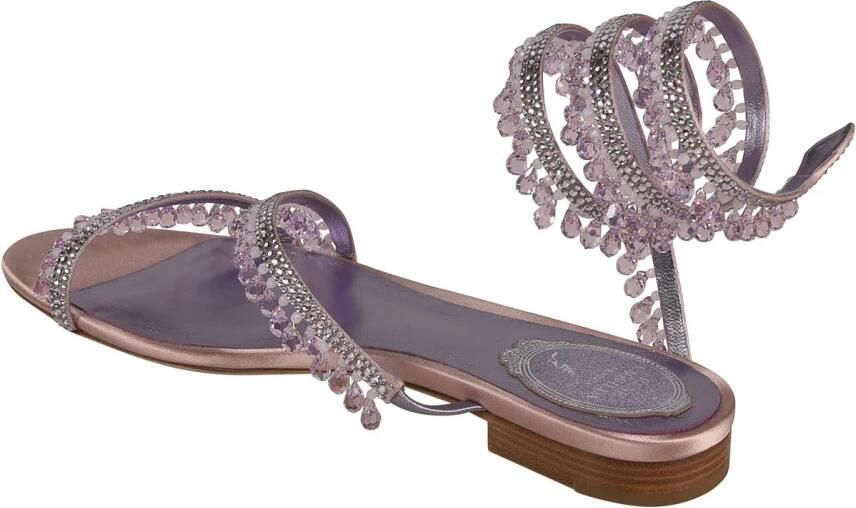 René Caovilla Platte Sandalen - Foto 2