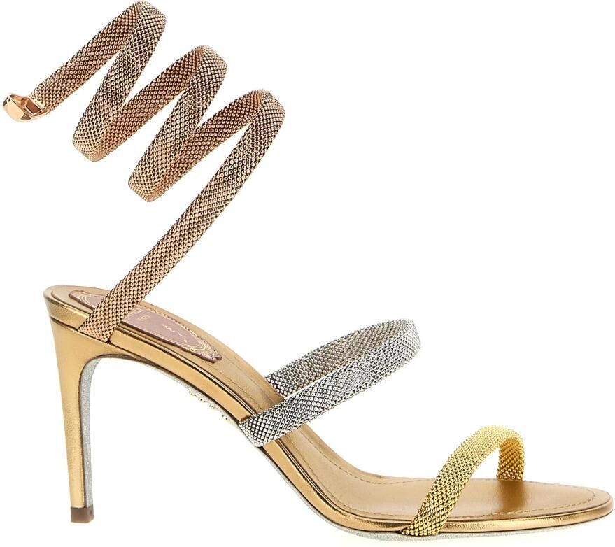 René Caovilla Sandalen 'Trigold Cleo' Sandals in goud