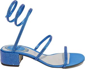 René Caovilla Sandalen Blauw Dames