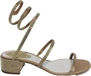 René Caovilla Sandalen Geel Dames