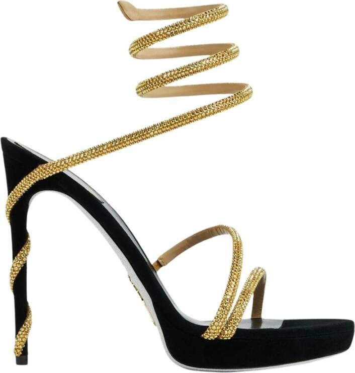 René Caovilla Strass Sandalen Multicolor Dames