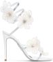 René Caovilla Witte Sandalen Elegant Ontwerp Hoge Hak - Thumbnail 1
