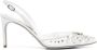 René Caovilla Witte slingback schoenen met kristallen versiering White Dames - Thumbnail 1