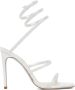 René Caovilla Elegante Ivoor Satijnen Sandalen Gray Dames - Thumbnail 5