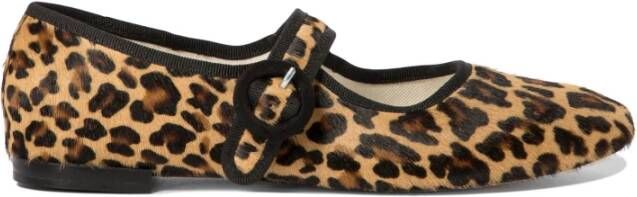 Repetto Bruine Ballet Flats Elegante Schoenen