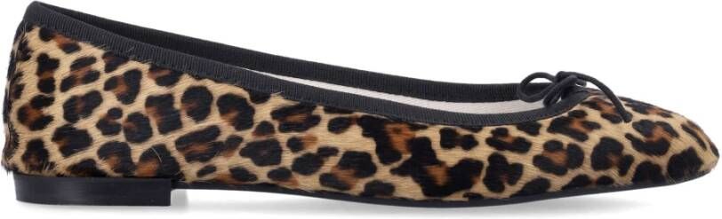 Repetto Luipaardprint Ballerina's Bruin