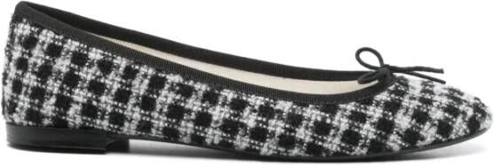 Repetto Tweed Ballerina Ballet Flats Noir