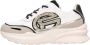 Replay Athena JR-1 chunky sneakers wit beige Meisjes Imitatieleer Printopdruk 37 - Thumbnail 4