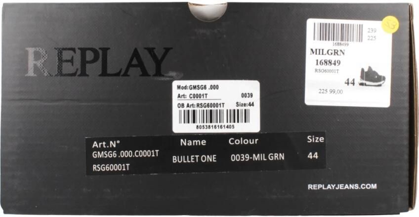 Replay Bullet One Schoenen Groen Man