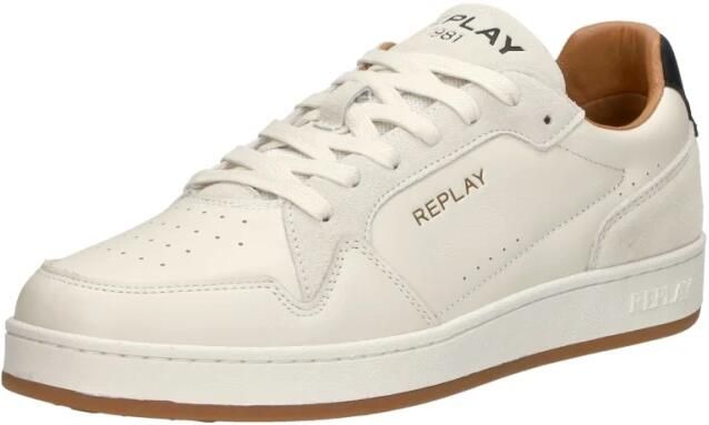 Replay Smash Fine Sneakers Laag gebroken wit - Foto 2