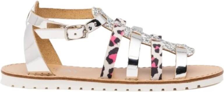 Replay Sandalen EASY LEOPARD JT360007S Plata