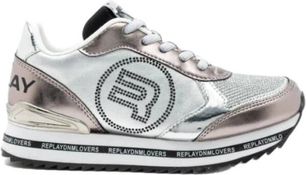 Replay Sneakers met logodetails model 'Penny'