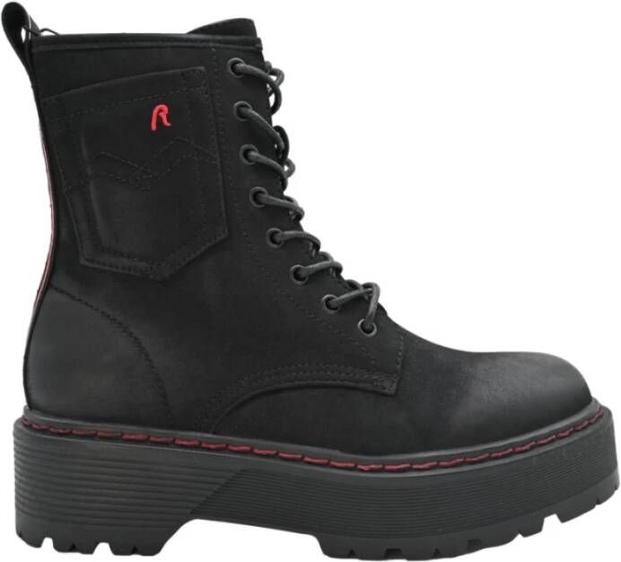 Replay Zwarte Sneakers Rl630045S Black Dames