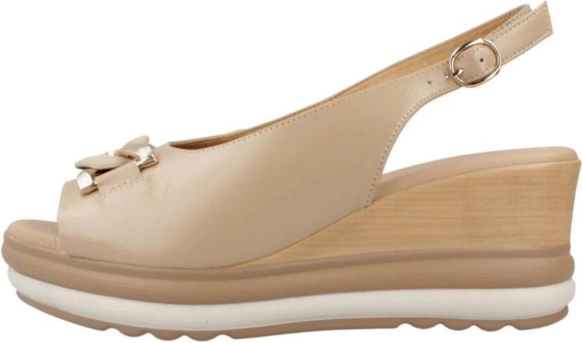 Repo Sandaal met Plateau Sleehak - Foto 3