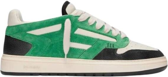 Represent Groene Reptor Sneaker 100% Leer Green Heren