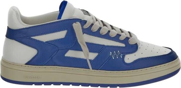Represent Leren Lage Sneakers Blue Heren