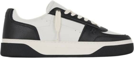 Represent Moderne Leren Sneaker Zwart Wit