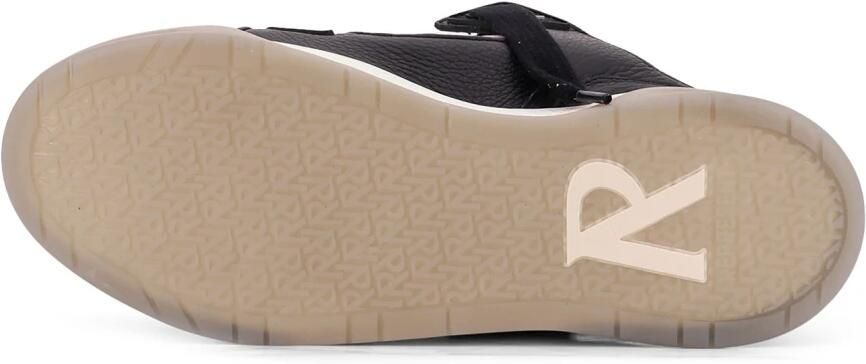 Represent Zwarte Leren Heren Sneakers Black Heren - Foto 2