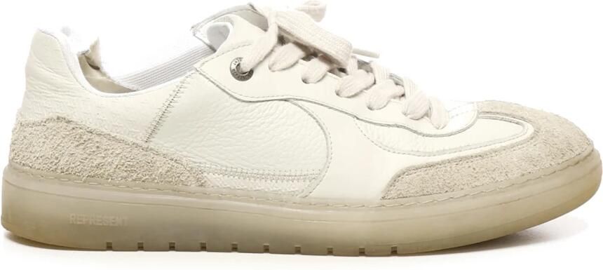 Represent Virtus sneaker van leer met suède details - Foto 3