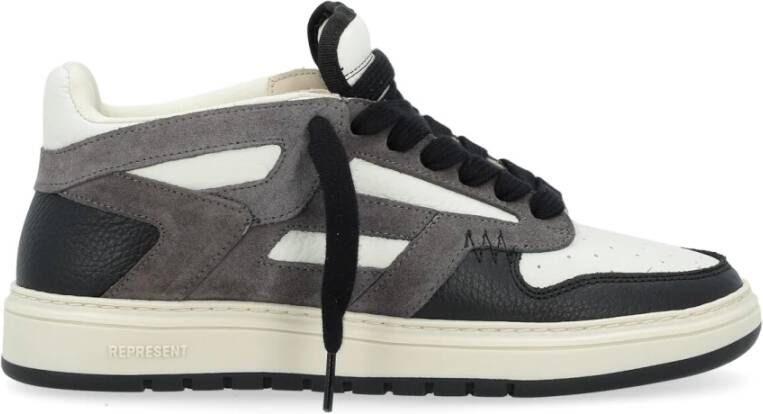 Represent Reptor Grey Vintage White Black Sneakers Gray Heren