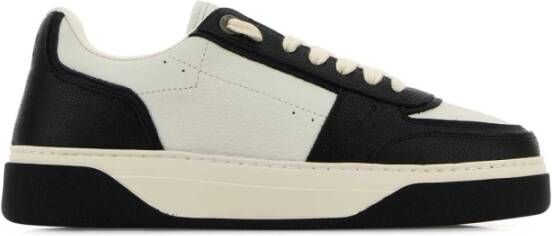 Represent Tweekleurig leer en suède Sneakers