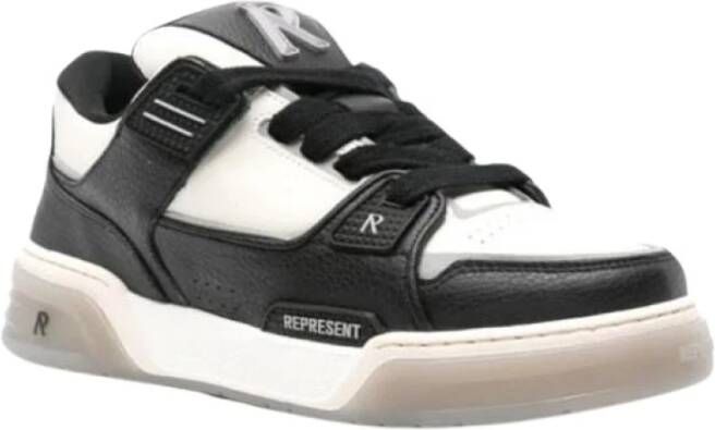 Represent Zwarte Sneaker 100% Leer Black Heren