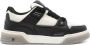 Represent Zwart Wit Leren Panel Sneakers - Thumbnail 1